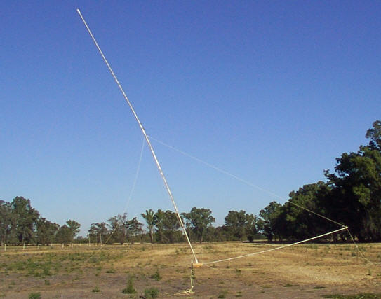 A 60 foot Irrigation Tubing Mast/Vertical