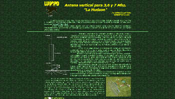 Antena vertical para 3,6 - 7 Mhz