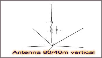 Antenna 80-40m Vertical