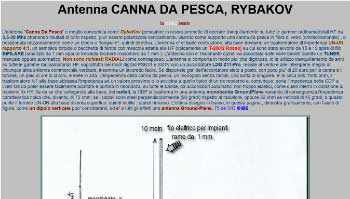 Antenna canna da pesca Rybakov