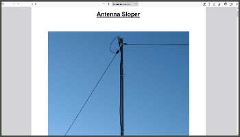 Antenna Sloper