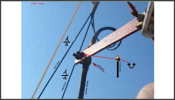 Antenna Vertical Sloper 40/80m