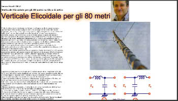 Verticale Elicoidale per gli 80 metri