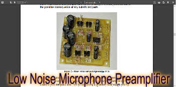 Low Noise Microphone Preamplifier