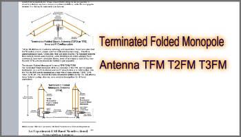 Monopole Antenna TFM T2FM T3FM