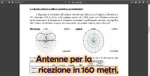 Antenne per la ricezione in 160 metri