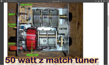 50 watt z match tuner