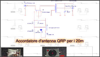 Accordatore d'antenna QRP per i 20m