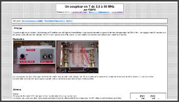 Antenna tuner T 3,5 a 30 MHz