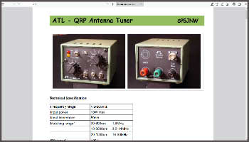 ATl Qrt Antenna Tunner