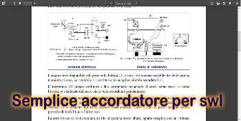 Semplice accordatore per swl