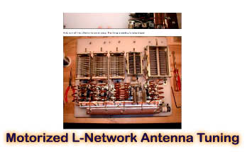 Motorized L-Network Antenna Tuning