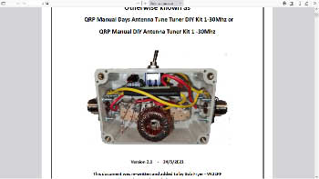 Qrp antenna tuner