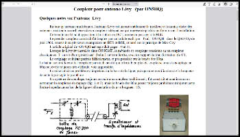 Coupleur pour antenne Levy