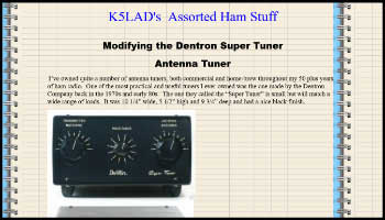 Dentron Super Tuner