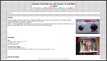 Levy antenna covering with 14 to 28 MHz