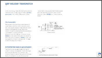 QRP holiday-transmatch