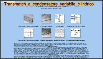 Transmatch a condensatore variabile cilindrico