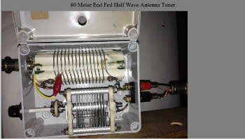 60 Meter End Fed Half Wave Antenna Tuner