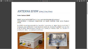 Antenna EFHW 20m-15m-10m