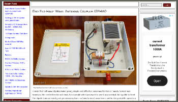 End Fed Half Wave Antenna Coupler