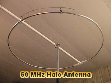 50 mhz halo antenna horizontally polarized