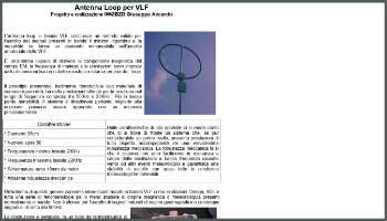 Antenna Loop per VLF