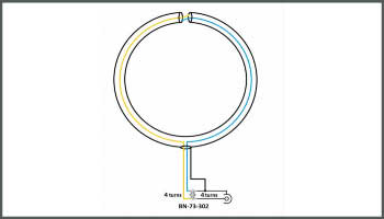 Antenna build a noise cancelling passive loop