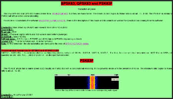 Radiomateurs BPSK63 QPSK63